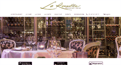 Desktop Screenshot of laromantica.fr